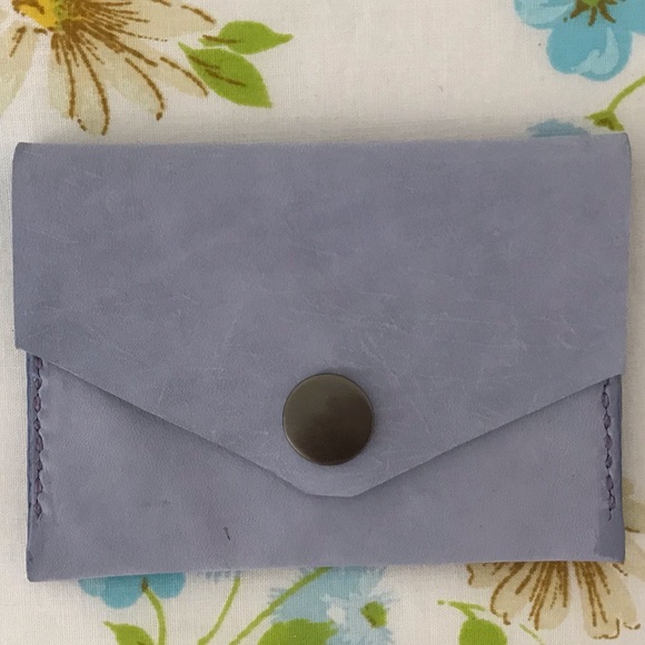 Handmade Genuine Leather Wallet Cardholder - Picture 2 of 5